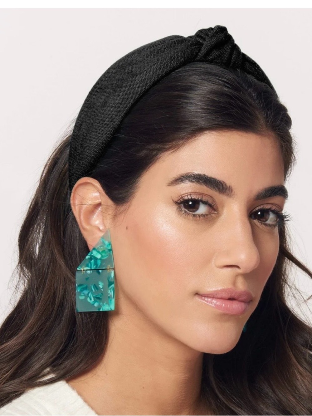 LELE SADOUGHI woven knotted headband in black